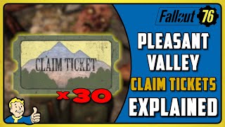 Fallout 76 Pleasant Valley Claim Tickets Explained Wastelanders