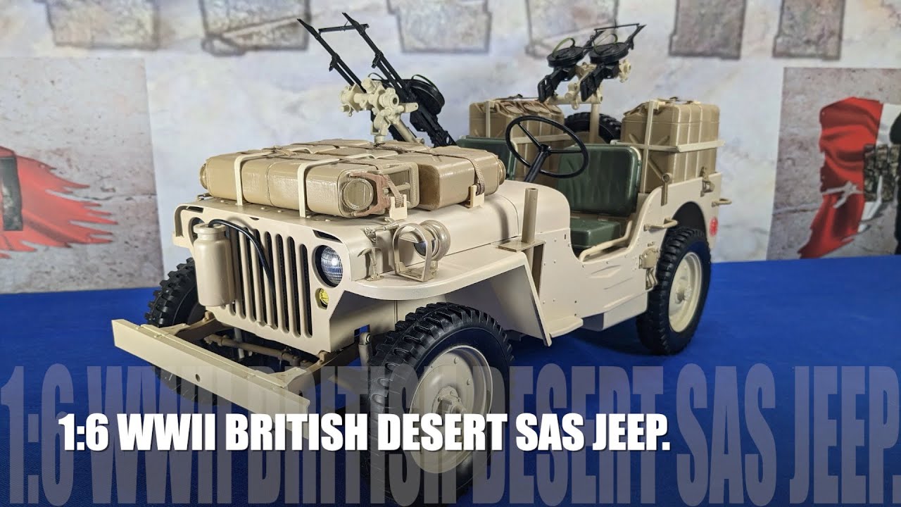 3D PRINTING 1:6 scale WWII DESERT SAS JEEP. COLLECTOR's EDITION - YouTube