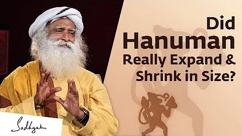 Could Hanuman Really Expand & Shrink in Size? Sadhguru Answers #hanuman #anjaneyudu