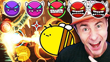 The BEST DEMON of EACH DIFFICULTY - Geometry Dash