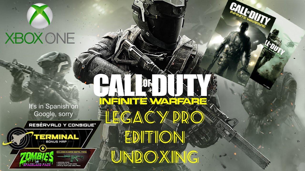 Call Of Duty: Infinite Warfare Legacy Pro Edition Unboxing (Xbox One)