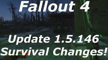 Fallout 4 Update 1.5.146 Patch Notes! New Survival Mode Features & Fixes! (Fallout Update 4 News)