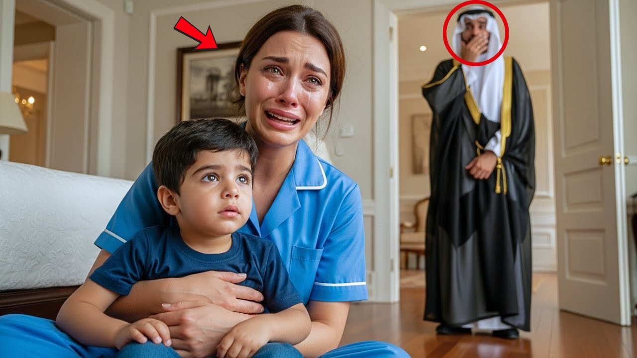 MILIARDARUL ARAB O PRINDE PE FEMEIA DE SERVICIU PLÂNGÂND ALĂTURI DE COPILUL SĂU - CÂND AFLĂ MOTIVUL