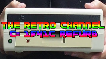 Commodore 1541C disk drive refurb