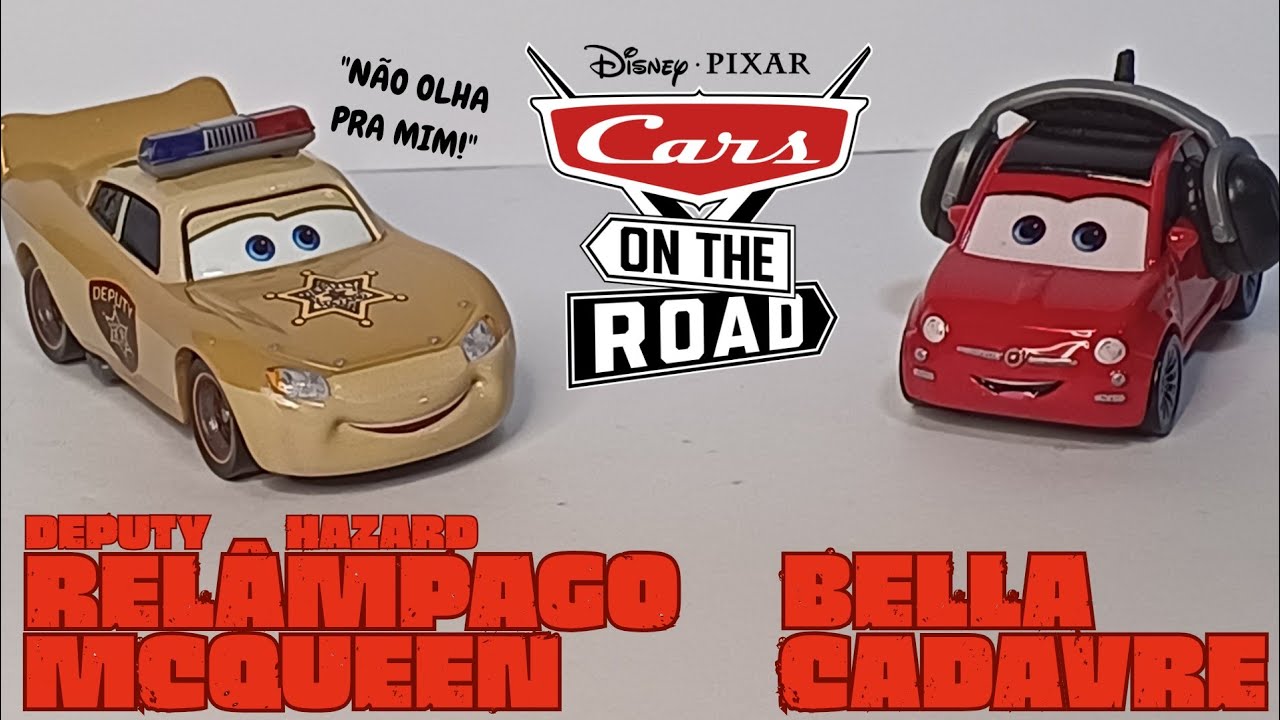 Cars die-cast Deputy Hazzard Relâmpago McQueen e Bella Cadavre (On The Road) | Review em português