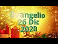 1 MINUTO CON EL EVANGELIO (Sábado, 26 Dic 2020)