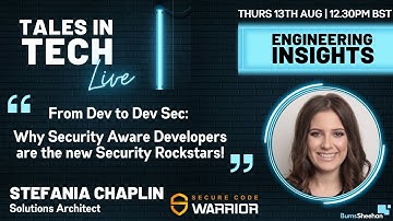 Tales in Tech LIVE: Stefania Chaplin - 