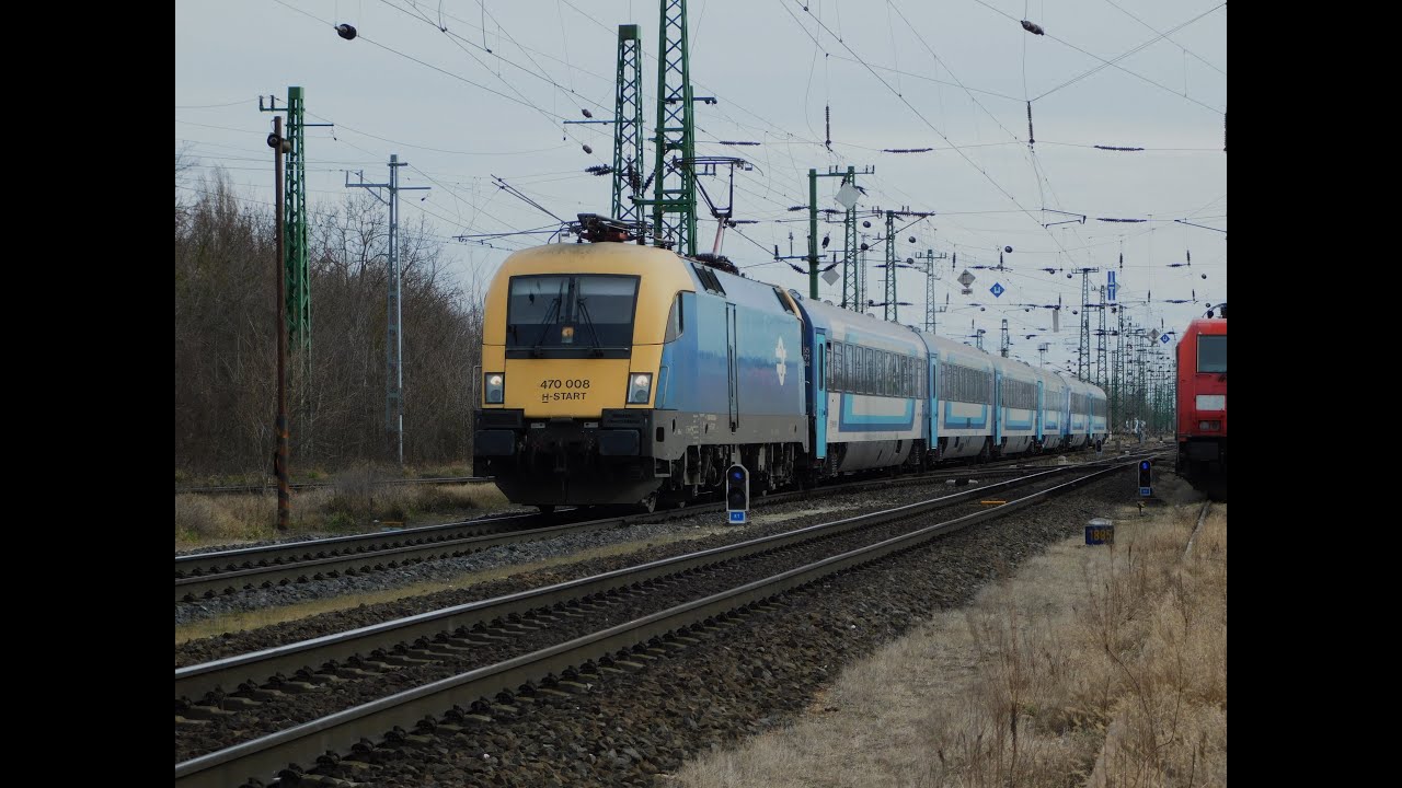 Vonatok Hegyeshalomban 2 (2024. 02. 25.)