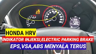 Honda Hrv Indicator Is On Due To Washing The Engine And Removing The Battery