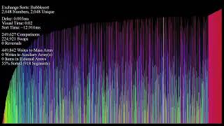 23 Sorting Algorithms in 12 Minutes