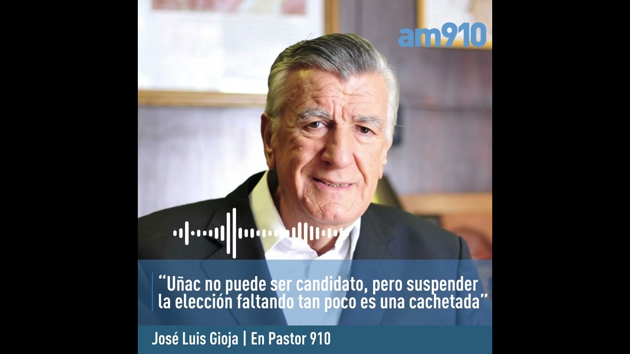 Gioja: "Uñac no puede ser candidato, pero suspender la elección faltando tan poco es una cachetada"