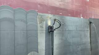 Streamlined Blasting Efficiency: V700 Robot Takes Over in Minimalistic Setups