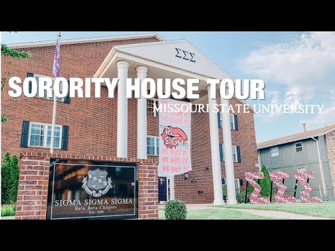 Sorority House Tour | Tri Sigma Missouri State University