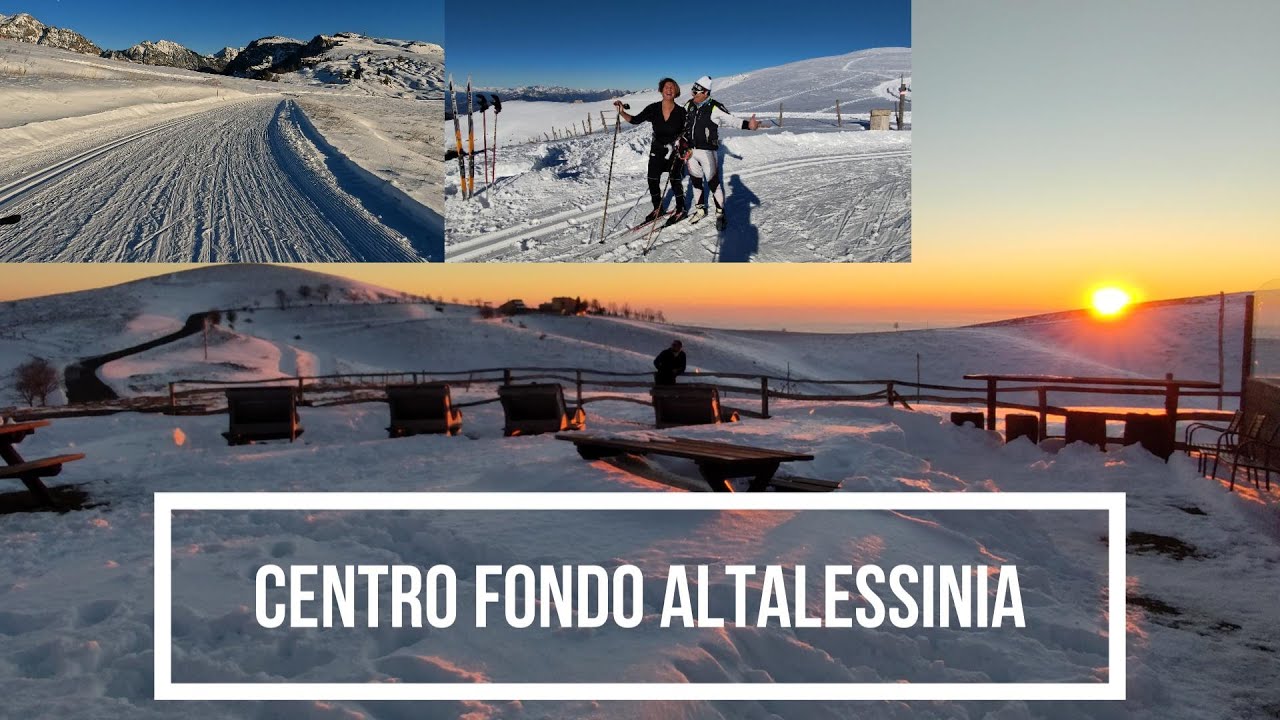 Centro Fondo AltaLessinia. 4k frame fantastici sulle neve della Magica Terra Cimbra.