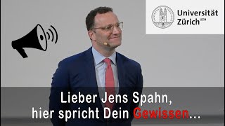 &quot;Lieber Jens Spahn, hier spricht dein Gewissen!&quot; | Mysteriöse Stimme unterbricht Rede von Jens Spahn