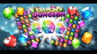 Diamond Dungeon match 3 game. Gameplay. screenshot 2