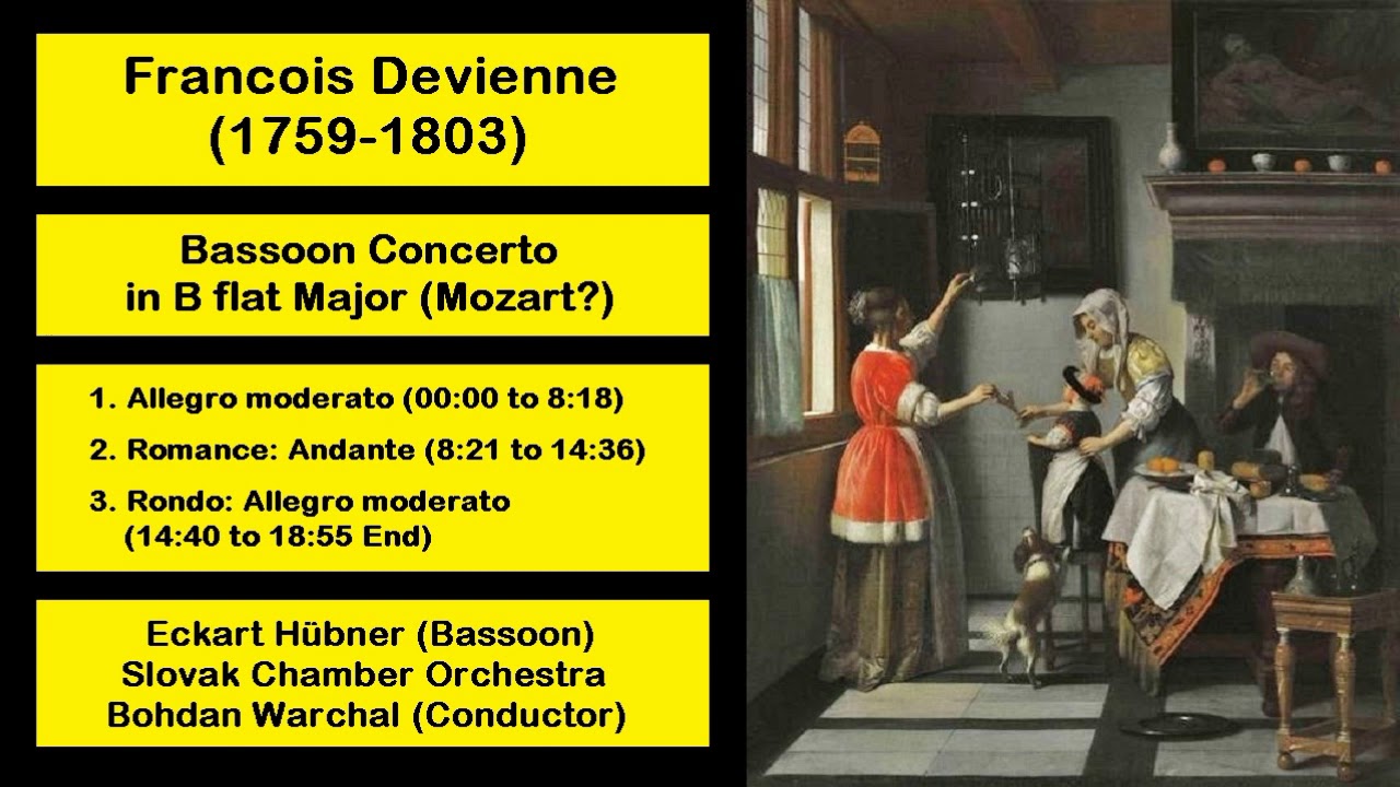 Francois Devienne (17591803) Bassoon Concerto in B flat Major