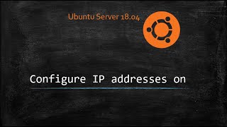Configure Network Ubuntu Server 18.04