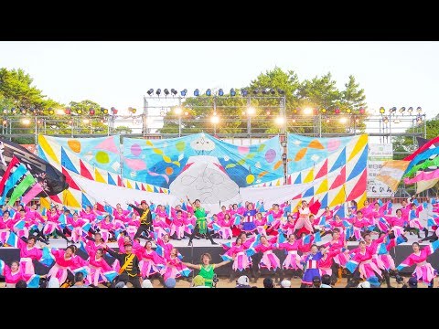 [4K] 近畿大学よさこい連 洗心　『瞬刻』〜ひととき〜 初披露　紀州よさこい おどるんや 2018