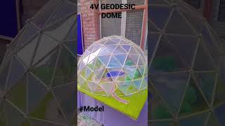 #architecture #model design for environmental protection 4V geodesic dome by  architects talks