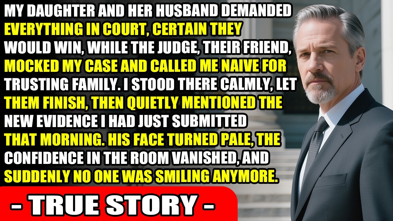 My Daughter And Her Husband Demanded Everything In Court, But My Words Changed The Case...