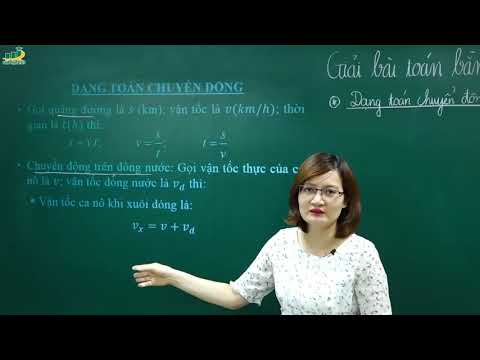 Toán lớp 9 – Giải bài toán bằng cách lập hệ phương trình| Dạng toán chuyển động của vật Toán lớp 9 – Giải bài toán bằng cách lập hệ phương trình| Dạng toán chuyển động của vật