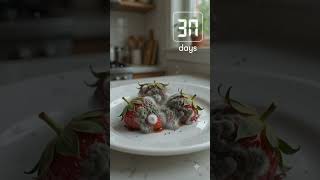 Fresh to Rotten Strawberry #shorts #timelapse