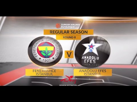 Highlights: Fenerbahce Istanbul-Anadolu Efes Istanbul