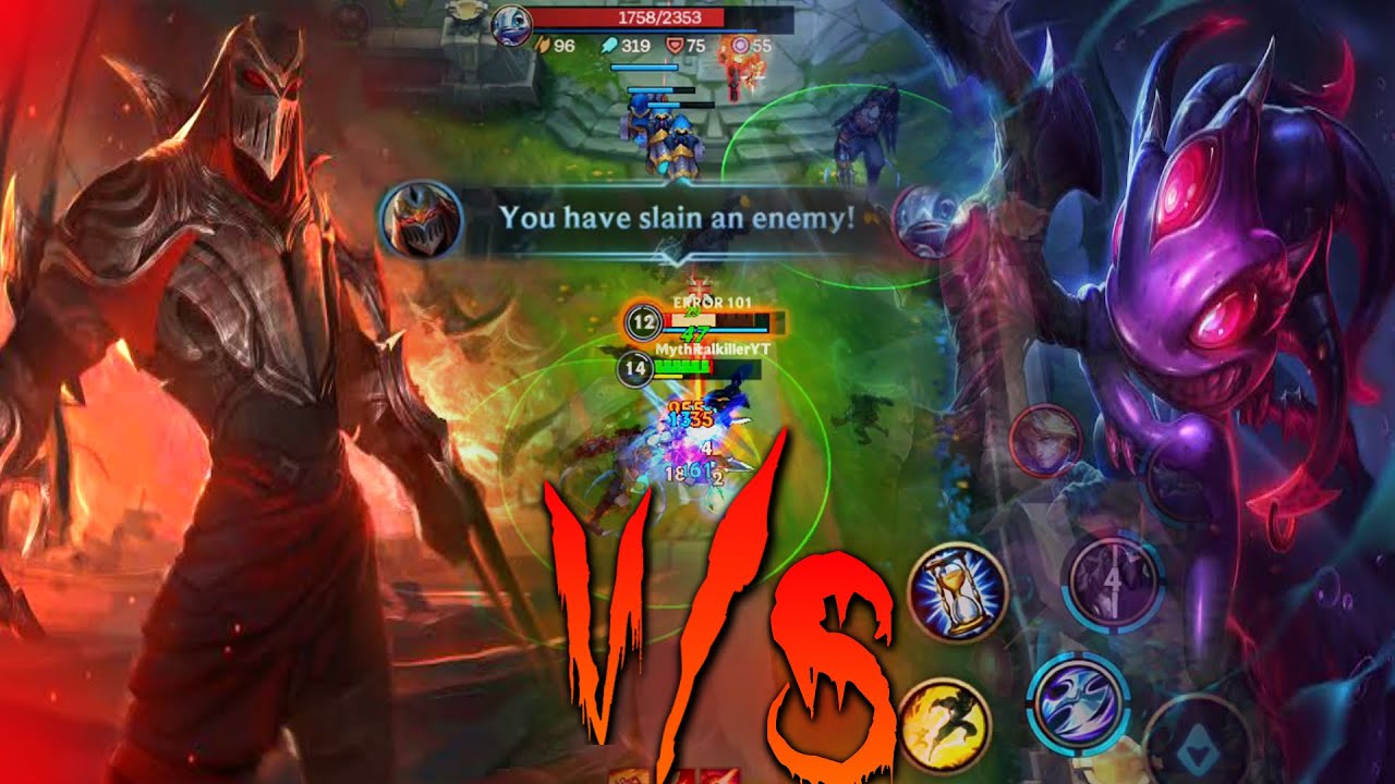 How to Counter Fizz in Mid Lane with Zed//Battle of Burst Champs