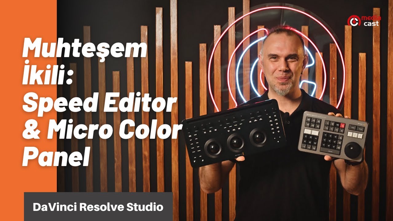 お*家様 DaVinci Resolve studio + Speed Edit Muhteşem İkili - DaVinci Resolve Speed Editor & Micro Color Panel