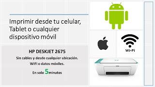 Impresora HP 2675 Multifuncional Inalambrica Wifi - Blanco