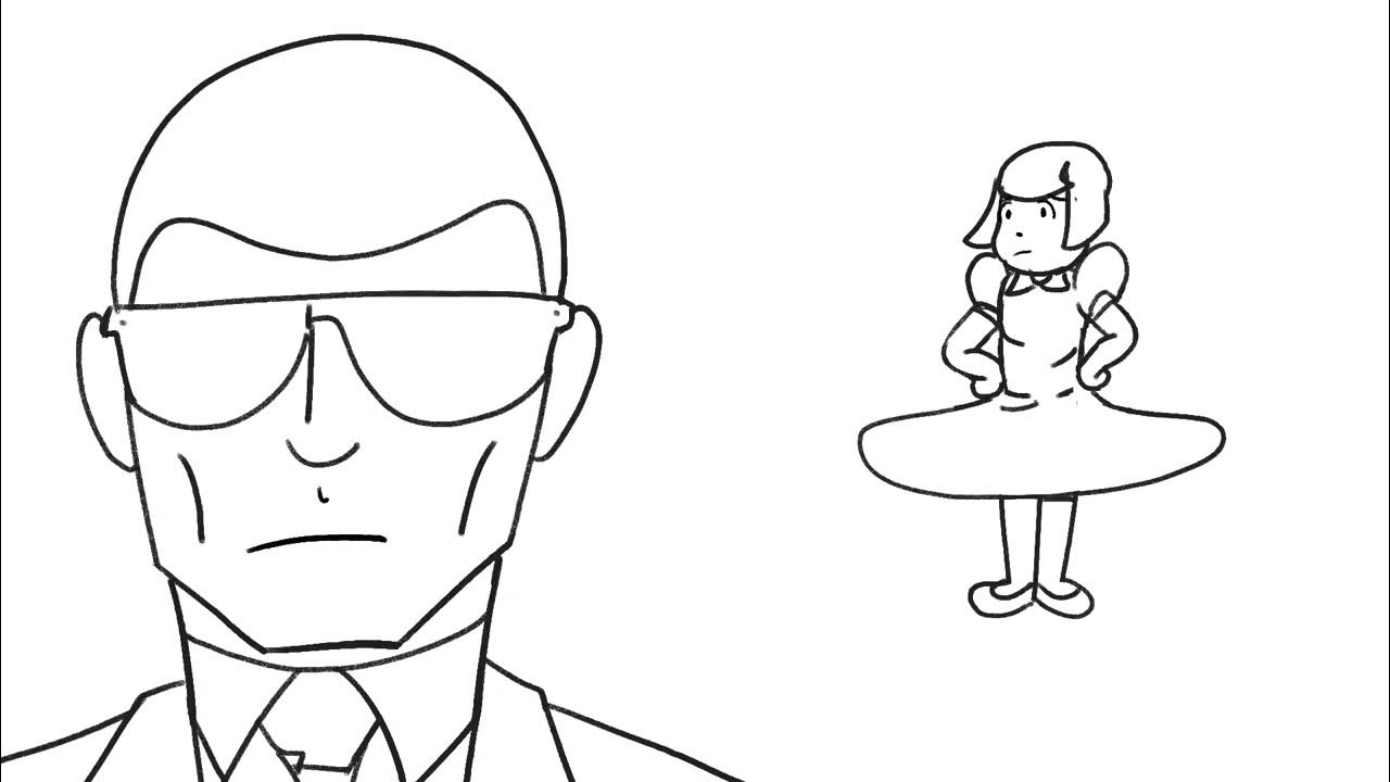 Spy animation. Spy animation