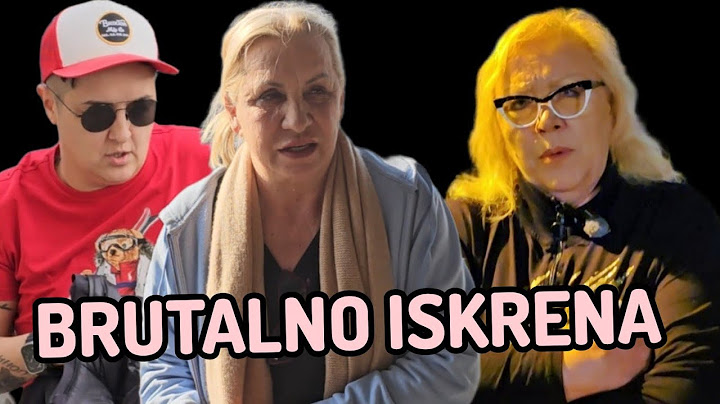 MARIJA ŠERIFOVIĆ SRAM TE BLO! SVI TI CUTE, JA NECU / ZORICA MARKOVIĆ POLUDELA