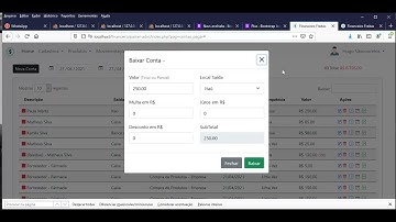 Apresentação Prévia do Sistema Financeiro PHP 8
