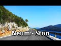 From Neum (Bosnia and Herzegovina) to Ston (Croatia)