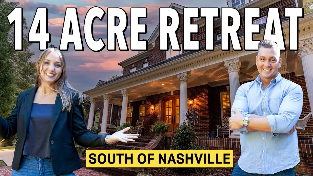 Inside a 14 acre Hillside Tennessee Home Listed Under $1 Million and Outside of Nashville
