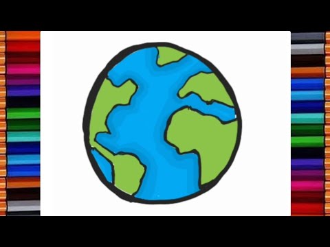 วีดีโอ: วิธีการวาดลูกโลก