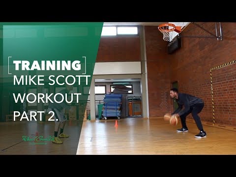 NBA Workout Mike Scott with Coach Paul Gudde Part2