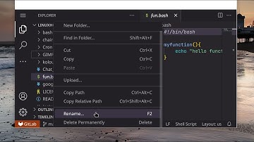 GitLab: Rename Files or Directories Using the WebIDE