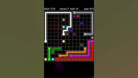 How To Solve Flow Free Bridges 14x14 Mania Pack Level 44 Board Walk Through Solution Walkthrough