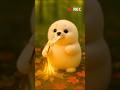 Arale the Seal 🦭 Roasts and Eats Marshmallows by the Campfire🔥#relaxing #asmr #mukbang #cozyvibes