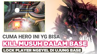 Cuma Hero Ini yg Bisa Kill Musuh Dalam Base! Lock Karrie Player Ngeyel Sampai Ujung Base!