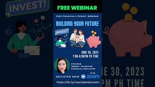 FREE FINANCIAL LITERACY WEBINAR #ipontips #img