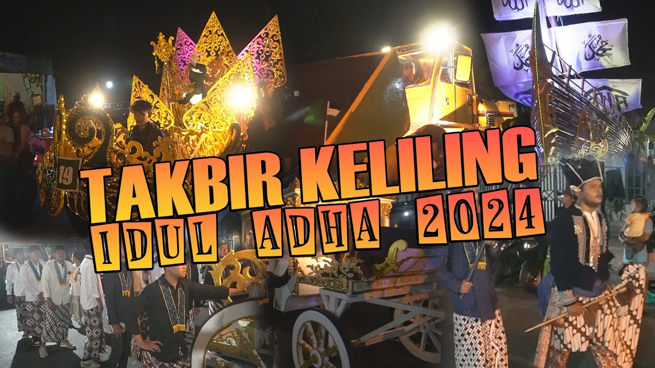 Festival Takbir keliling Gamping Idul Adha 2024 | Full HD Video