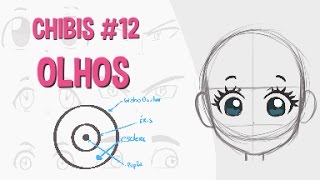 Desenho Online on X: Confira em  e aprenda passo a  passo como desenhar chibi! Dessa vez você irá aprender a desenhar olhos:  masculino e feminino na vista frente! E chega de