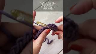 Tunisian Bamboo Stitch #yarn #crochet