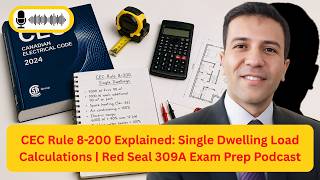 CEC Rule 8-200 Explained: Single Dwelling Load Calculations | Red Seal 309A Exam Prep Podcast