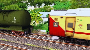 OIL TANKER COUPLING ICF UTKRISHT | BUMPY RAILROAD | RAILWORK TRAIN SIMULATOR GAME PLAY | ATG GAMING