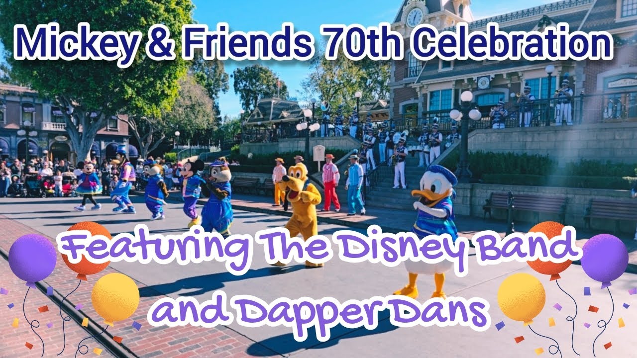 Mickey & Friends 70th Celebration | Live Band and Dapper Dans Performance 