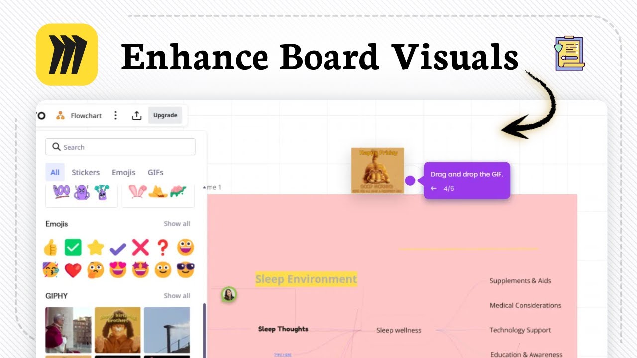 Как добавить GIF-анимацию в Miro (мгновенная анимация)